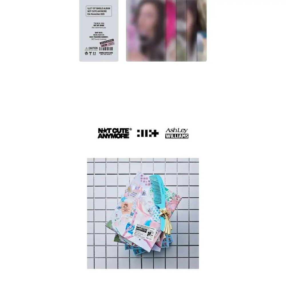 아일릿 - [NOT CUTE ANYMORE] ILLIT X Ashley Williams Pouch Ver. 상세페이지 7